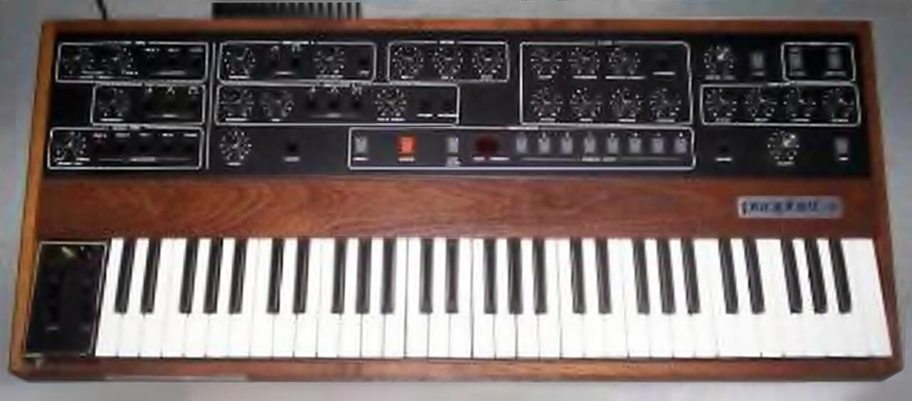 A Sequential Circuits Prophet-5 synthesizer